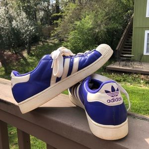 Women’s Sneakers - 2003 Japanese Adidas Blue and White Size 9.5